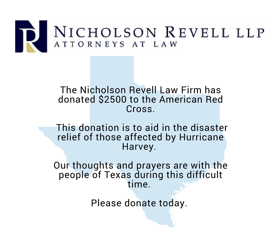 Nicholson Revell Donation to Red Cross
