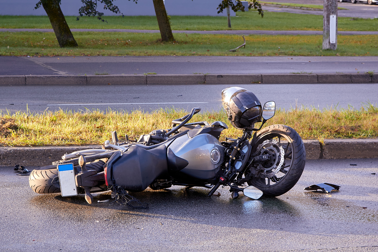 lay down motorcycle